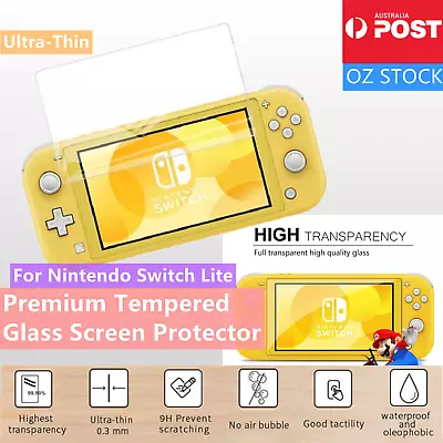 Premium Tempered Glass Screen Protector For Nintendo Switch Lite HD Ultra-thin • $8.95