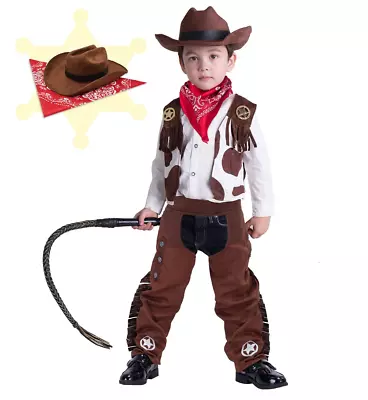 Spooktacular Creations Cowboy / Cowgirl Halloween Costume Deluxe Set For Kids • $19.99