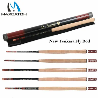 Maxcatch Tenkara Fly Fishing Rod 9/10/11/12/13ft 7:3 Action Telescopic Rod • $50.89