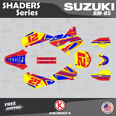 $49.99 • Buy Graphics Kit For Suzuki RM85 (2001-2023) RM 85 Shaders - Krazy