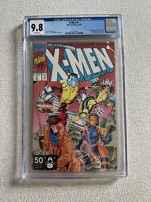 X-MEN #1 CGC 9.8 Jim Lee COVER C GAMBIT ROGUE JEAN GREY Comic • $200