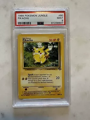 $15 • Buy Pokemon Pikachu Jungle 60 PSA 9