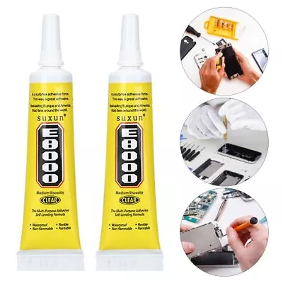 Transparent Phone Repair Glue E8000 Mobile Screen Adhesive  Jewellery Repair • £3.60