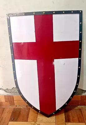 Medieval Knight Fall Authentic Templar Shield Battle Warrior Viking Shield • £87.74
