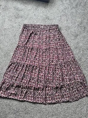 Ladies Linea Tesini (Heine) Mandala Print Maxi Skirt UK 20 NEW • £14.99