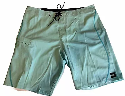 O’Neill Hyperfreak Heist Quick DryStretch Boardshort Men’s Blue New Size 38 • $24.95