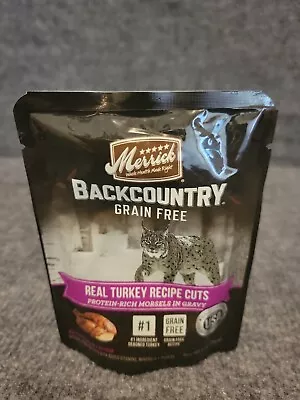 MERRICK BackCountry Cat Food (3 OZ Pouch) Turkey *Natural Healthy Grain-Free* • $7