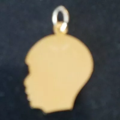 JANEL 12k 1.3 Grams Gold Filled Boy Toddler Profile Charm NEW OLD STOCK! • $17