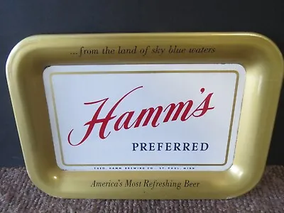 Vintage Hamm's Beer Metal Tip Tray • $20.50