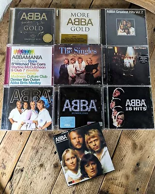 ABBA CD Album Bundle X10: Super Trouper The Name Of The Game More Gold Single • £39.95