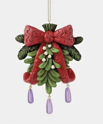 Jim Shore Heartwood Creek Legend Of Mistletoe Christmas Ornament 6011855 Enesco • $24.99