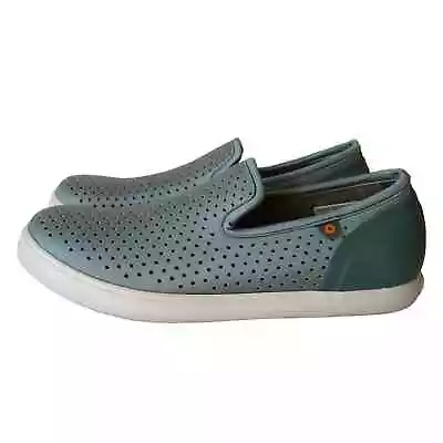 Bogs Womens 8 Kicker Slip On Shoes Breathable Perforated Comfort Jade Green  • $30