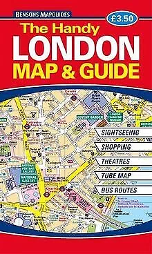 Handy London Map And Guide By Bensons MapGuides | Book | Condition Acceptable • £2.65