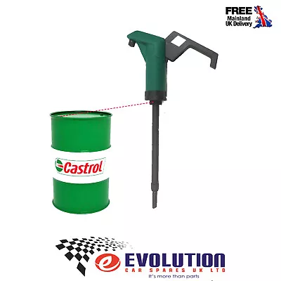 Castrol Oil Drum Steel Barrel Pump • £67.99