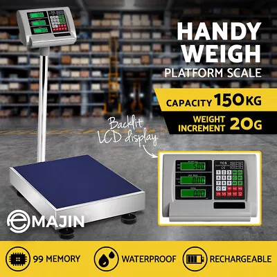 Emajin Platform Scales 150KG Digital Electronic Scale Counting • $76.95