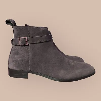 Zara Strap Suede Boots US Mens 7/EU 40 Retail $150 • $44.99