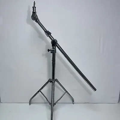 Ludwig 1411 Cymbal Boom Stand Vintage Heavy Duty Tube Leg 70s 80s Blue Olive • $79.99