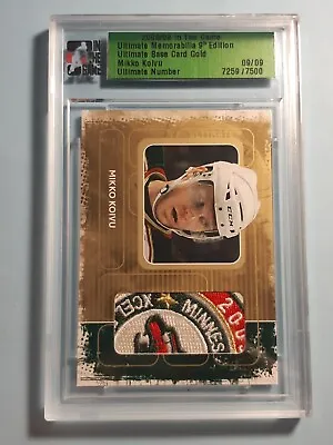 Mikko Koivo Limited Edition /09 In The Game Patch 2008-09 Ultimate Gold   • $218.77