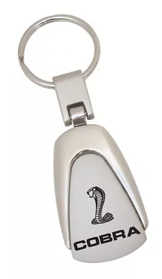 Ford Mustang Cobra SVT Teardrop Shaped Key Chain Fob Ring Logo Official Licensed • $15.99