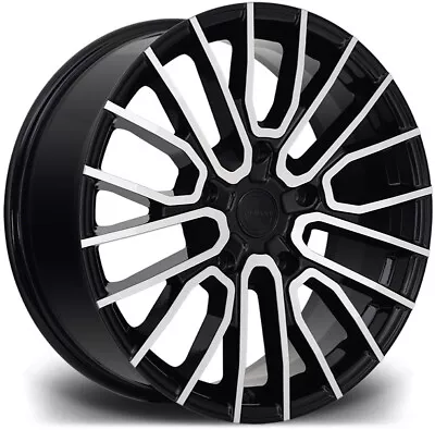 Alloy Wheels 18  Riviera RTZ Black Polished Face For VW Transporter T5 03-15 • $1198.82