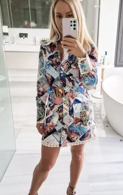 $540 • Buy Zimmerman Postcard Shirt Mini Dress OP
