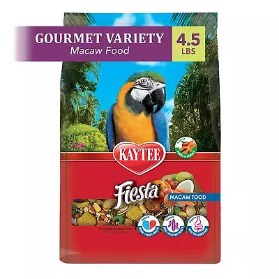 Kaytee Fiesta Macaw Pet Bird Food 4.5 Lb • $41.66