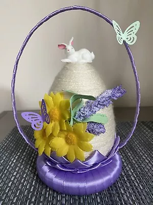 Handmade Easter Egg Basket Table Decoration Spring Party Gift Mother’s Day • £13.99