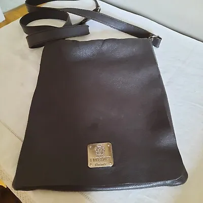 I MEDICI Firenze Med. Brown Soft Leather Crossbody Handbag • $25.49