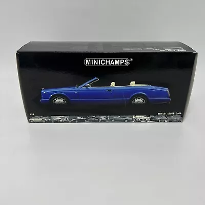 1:18 Minichamps Bentley Azure Blue Mat' 2006  # 100 139501 • $315.80