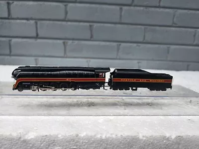 Bachmann N Scale N&W Norfolk & Western 611 J Class 4-8-4 Steam Locomotive W/ Box • $79.99