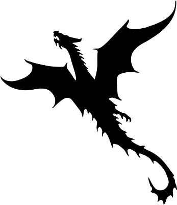 Dragon Vinyl Decal Sticker Dungeons Fairytale Medieval Sci-Fi Fantasy   • $4.24