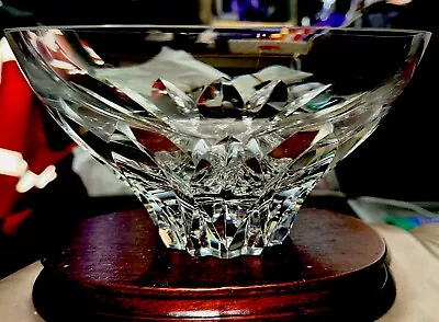 Lenox Cut & Polished Crystal Bowl Lenox USA Signed On Bottom • $15