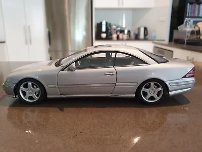 1:18 Autoart 70125 Mercedes Cl55 Amg F1 Limited Edition Silver • $135.55