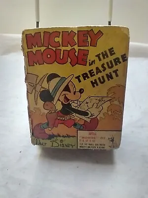 Mickey Mouse In The Treasure Hunt By Walt Disney Big Little Book #1401 1941 • $23.17