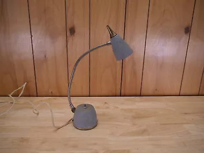 Vintage Mid Century Modern Atomic Adjustable Metal Desk Lamp • $70