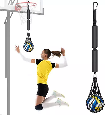 Volleyball Spike Training Equipment Aids Adjustable Jump Hitting Serving Trainer • $19.81