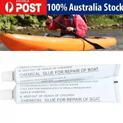 Inflatable Boat Repair Kit PVC Material Adhesive Glue For Waterbed Air Mattress • $14.91