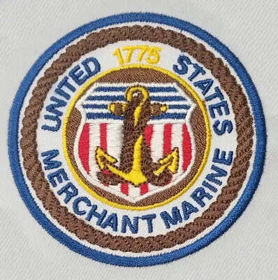 UNITED STATES MERCHANT MARINE PATCH USS US NAVY 1775 Merchant Marine Academy 3  • $8.99