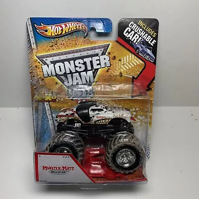 Hot Wheels 2013 Monster Jam Crushable Car Monster Mutt Dalmatian Max-D • $13.99