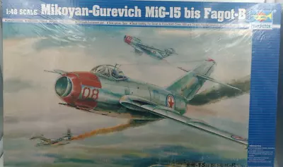 Vintage Trumpeter 1/48 Mig-15 Bis Fagot-B 02806 SEALED Ships From The US • $29.97