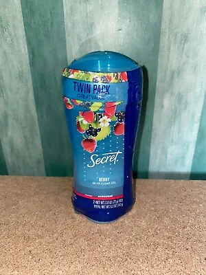 £22.95 • Buy Secret Fresh Antiperspirant Deodorant Clear Gel Refreshing Berry 2.6 Oz 2Pk USA
