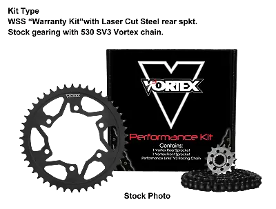 Yamaha YZF-R6 99-02 Vortex 530 Chain And Sprocket Kit 16-48 Tooth CK6125 • $202.26