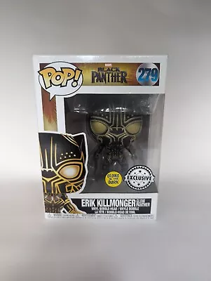 Marvel Black Panther Erik Killmonger Funko Pop! #279 (GITD Exclusive) • £16.50