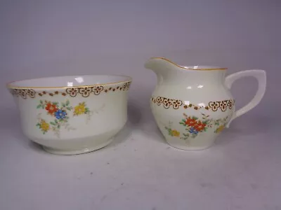 Collingwood China - Pretty Art Deco - Sugar Bowl & Milk Jug - 1930s • £5.99