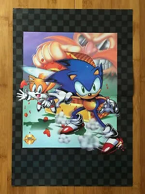 $29.99 • Buy Official Sonic The Hedgehog 2-Sided Poster Tails/Knuckles Yardley/Spaziante Art