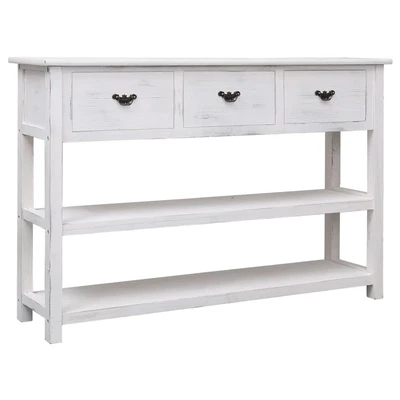 $589.99 • Buy NNEVL Sideboard Antique White 115x30x76 Cm Wood