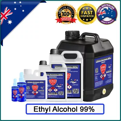 Ethyl Alcohol ETHANOL 99% PURE Sanitizing/Germ Killer • $49