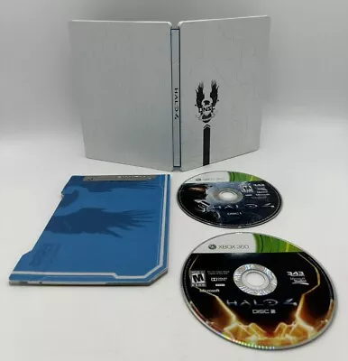 Halo 4 Limited Collector's Edition Steelbook Xbox 360 Disc 1 And 2 • $19.95