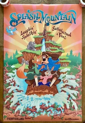 £220.59 • Buy HUGE ATTRACTION POSTER 36x54 Splash Mountain Disney World Song Of The South SOTS