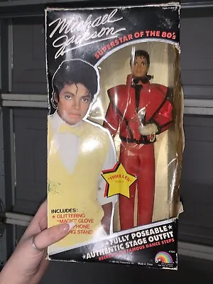 Michael Jackson-1984 Thriller Stage Outfit 12” Tall Action Figure/ Doll LJN Toys • $80